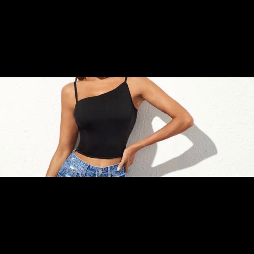 Zip Back crop cami top